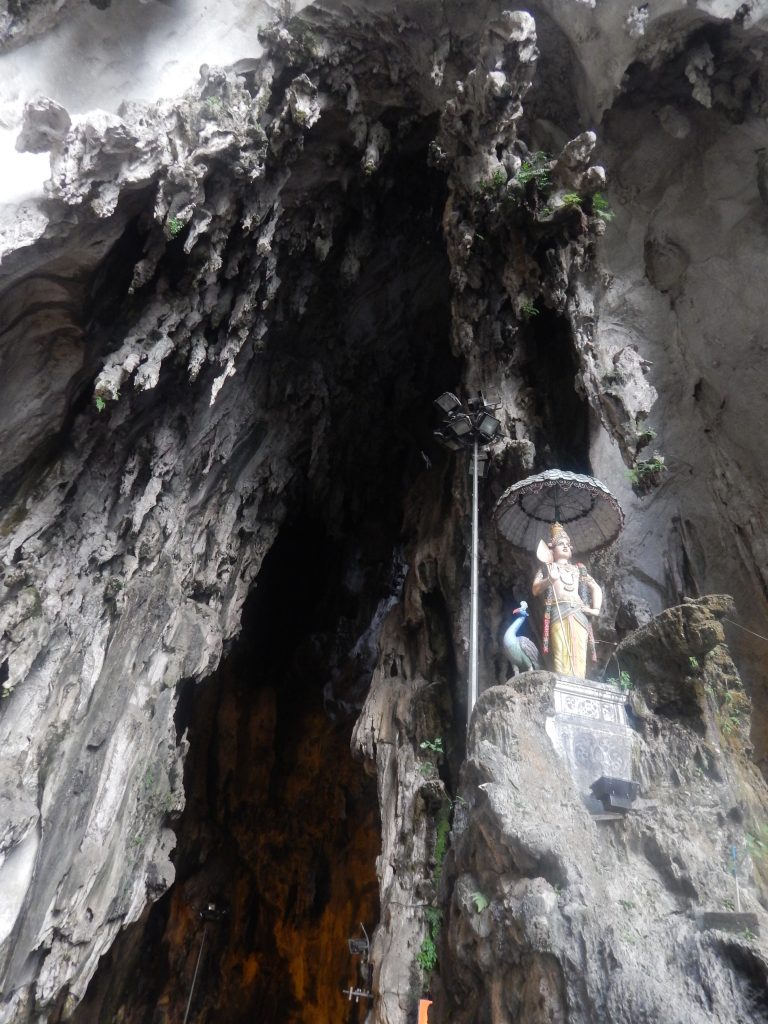 inside batu caves in kuala lumpur, malaysia